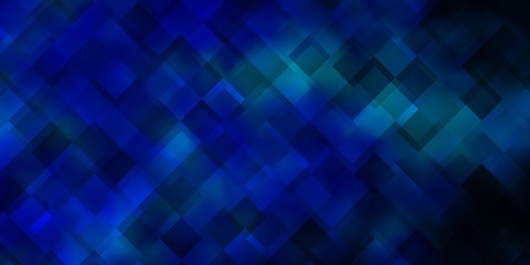 Dark BLUE vector texture in rectangular style.