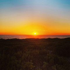 Sunset over Yzerfontein