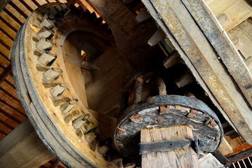wooden gears of a janitor gear