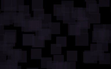 Black abstract background. Backdrop with grey squares. 3D illustration