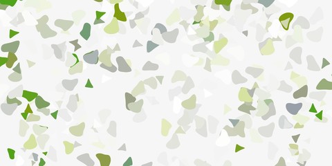 Light gray vector backdrop with chaotic shapes.