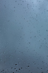 drops of water on the window