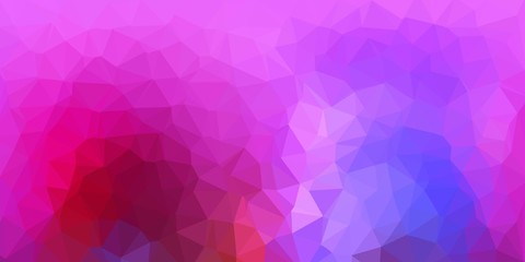 Obraz premium Light blue, yellow vector triangle mosaic backdrop.