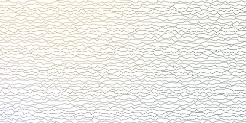 Dark Blue, Yellow vector background with wry lines. Brand new colorful illustration with bent lines. Template for your UI design.