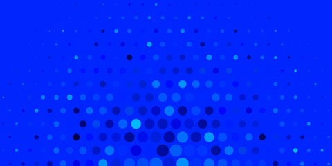 Dark BLUE vector background with spots. Glitter abstract illustration with colorful drops. Design for posters, banners.