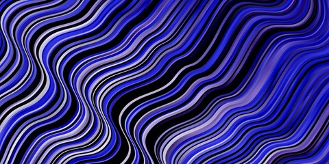 Light Purple vector pattern with curved lines. Illustration in halftone style with gradient curves. Pattern for booklets, leaflets.