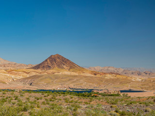 Obraz premium Rural landscape of the Lake Mead area