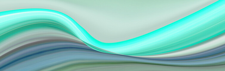 Neo mint background in a modern trend shade, a beautiful textural eyelash with waves and patterns. Template for screensaver or packaging, abstract illustration in blue. 