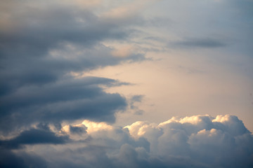 Background of storm clouds before a thunder-storm