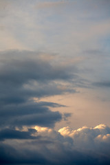 Background of storm clouds before a thunder-storm
