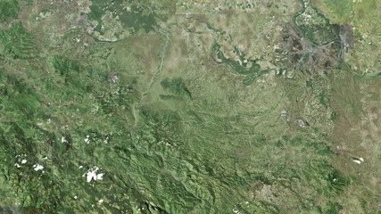 Mačvanski, Serbia - outlined. Satellite