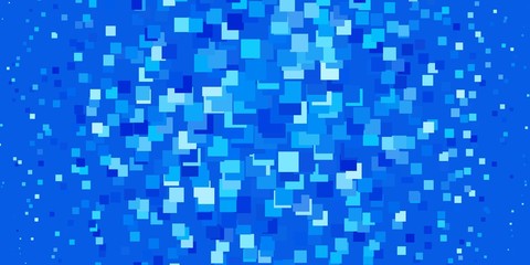 Light BLUE vector background with rectangles. Modern design with rectangles in abstract style. Pattern for business booklets, leaflets
