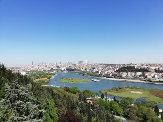 panoramic view of istanbul