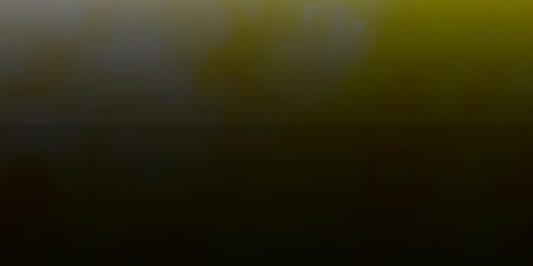 Light Orange vector pattern with spheres. Abstract decorative design in gradient style with bubbles. Pattern for business ads.