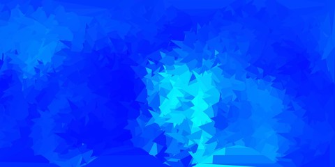 Fototapeta na wymiar Light blue vector abstract triangle backdrop.