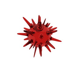 red cell virus 3d illustration