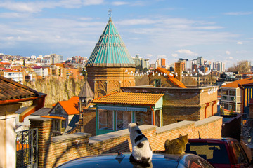 Fototapeta premium old Tbilisi view