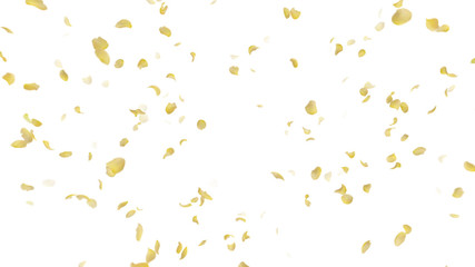 Rose Petals Flower fluttering 3D illustration background