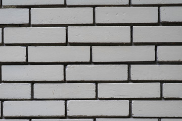 A close up of a brick wall