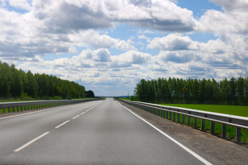 road in the forest travel