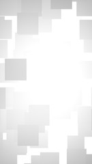 White abstract background. Misty backdrop with grey squares. 3D illustration