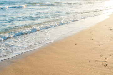 Ocean natural beach outdoors background.