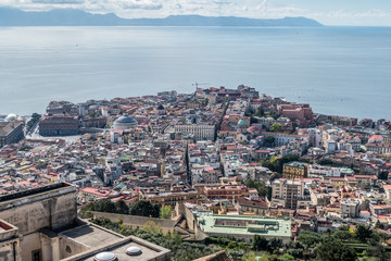 Fototapeta na wymiar Aerial view of Naples