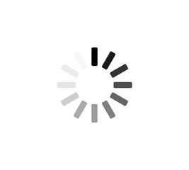 Fototapeta premium Loading icon.loading bar Progress bar icon isolated, minimal design. Vector illustration