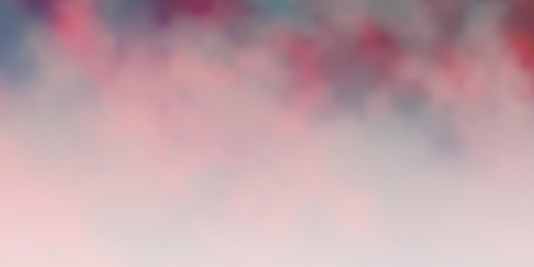 Dark Green, Red vector texture with cloudy sky. Abstract illustration with colorful gradient clouds. Template for websites.