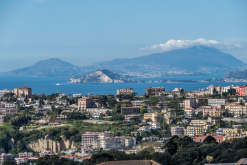 Aerial view of Ischia and Bacoli