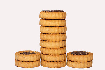 cookies on a white background