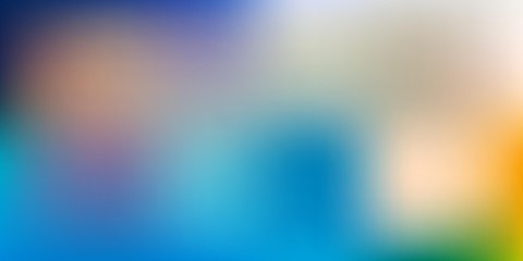 Light Blue, Yellow vector blurred background.