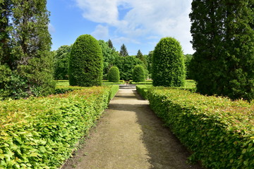 castle Bucovice and its park,Czech republic