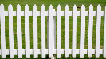 white picket fence