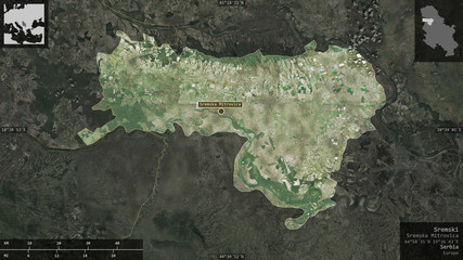 Sremski, Serbia - composition. Satellite