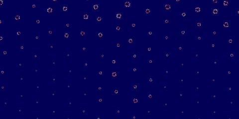 Light orange vector pattern with spheres.