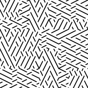 Seamless pattern with oblique black segments