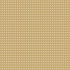 Mosaic seamless cat pattern in gold tones