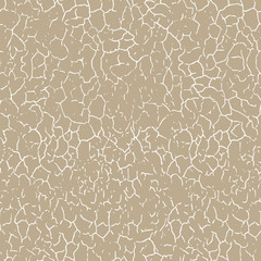 Cracked Earth Seamless Pattern. Texture Background.