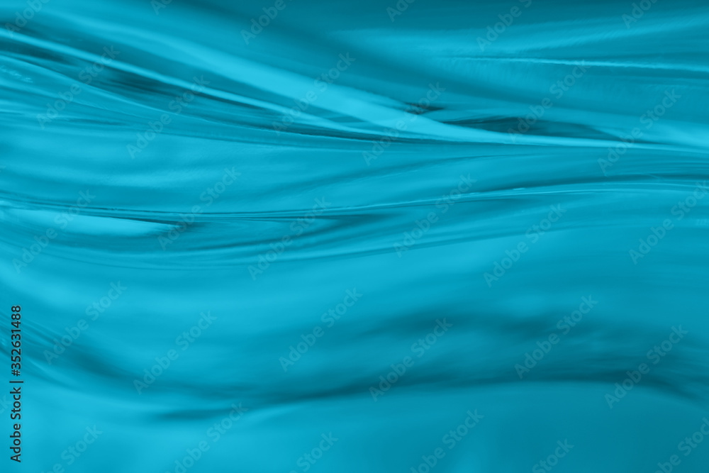 Poster abstract dynamic mint blue blurred soft focused diagonal curve futuristic techno background 2021 col
