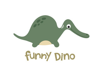 Funny Dino. Cute dinosaur