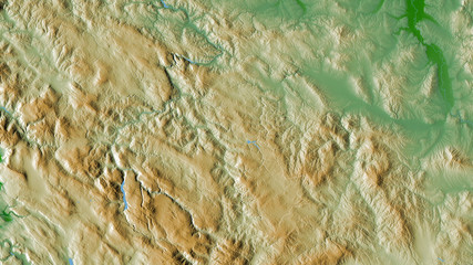 Zlatiborski, Serbia - outlined. Physical