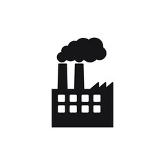 Vector illustration of industry icon, Factory icon.