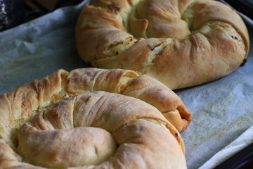 croissant on a plate