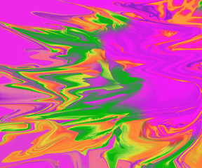 Pointed multicolored abstraction