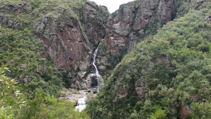 unexplored waterfall