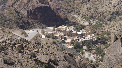 Village at the mountains