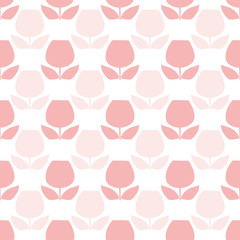 Tulip floral. Vector repeat. Great for home decor, wrapping, scrapbooking, wallpaper, gift, kids, apparel. 