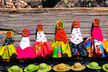 Artesanías Raramuris. La sierra Tarahumara Chihuahua. 