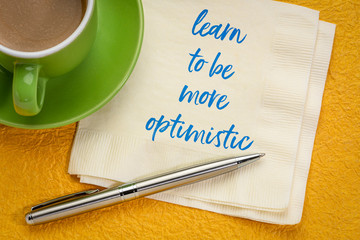 learn to be more optimistic inspirational message